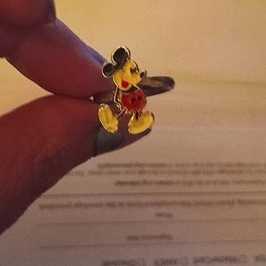 Mickey Mouse ring Mickey Mouse and Mini Mouse charms as a set